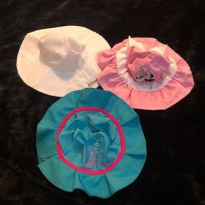 👶🏼 ☀️ 3 Sun Hats for 3-18 month old baby girls